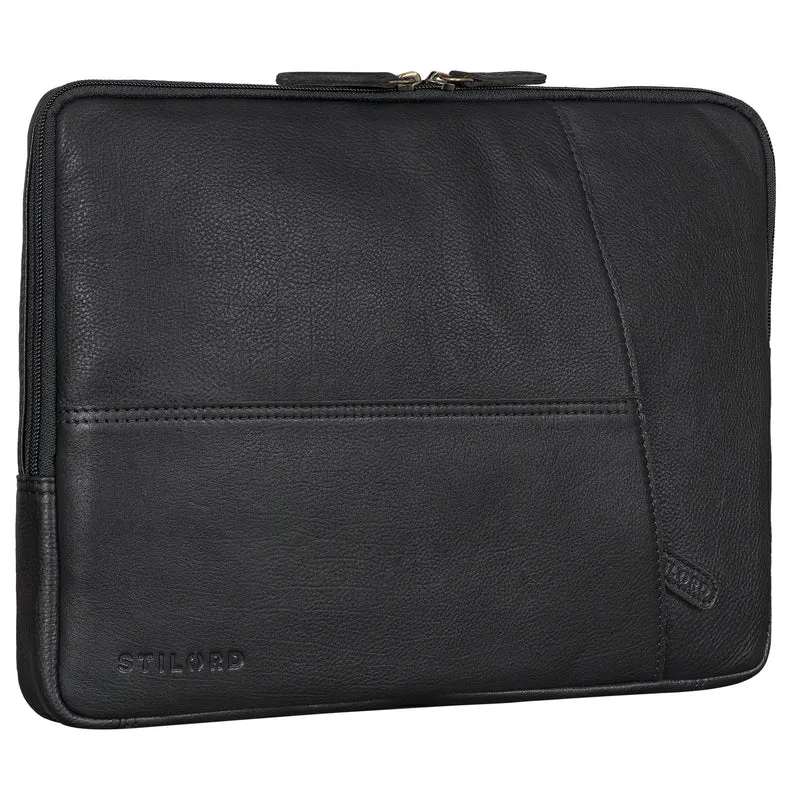 "Chuck" Stilvolle Laptoptasche Sleeve 15.6 Zoll Leder