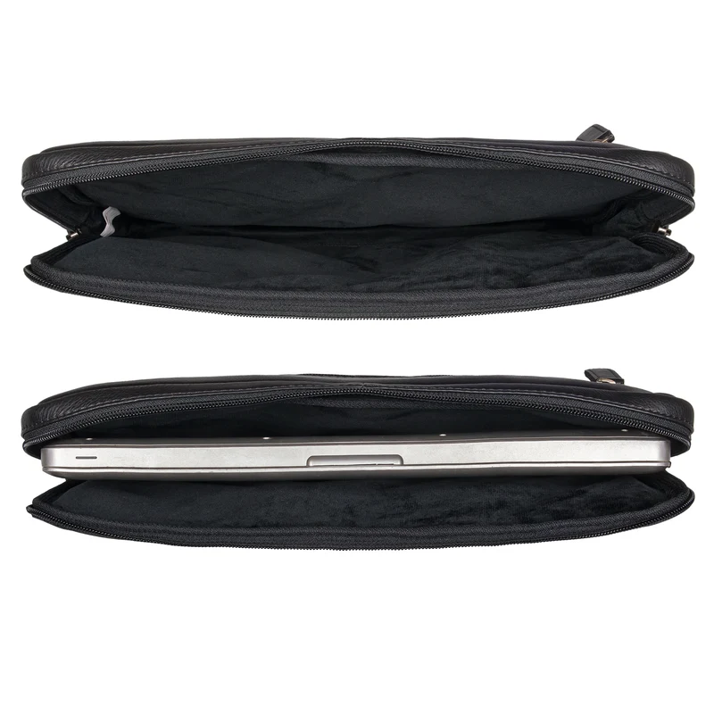 "Chuck" Stilvolle Laptoptasche Sleeve 15.6 Zoll Leder