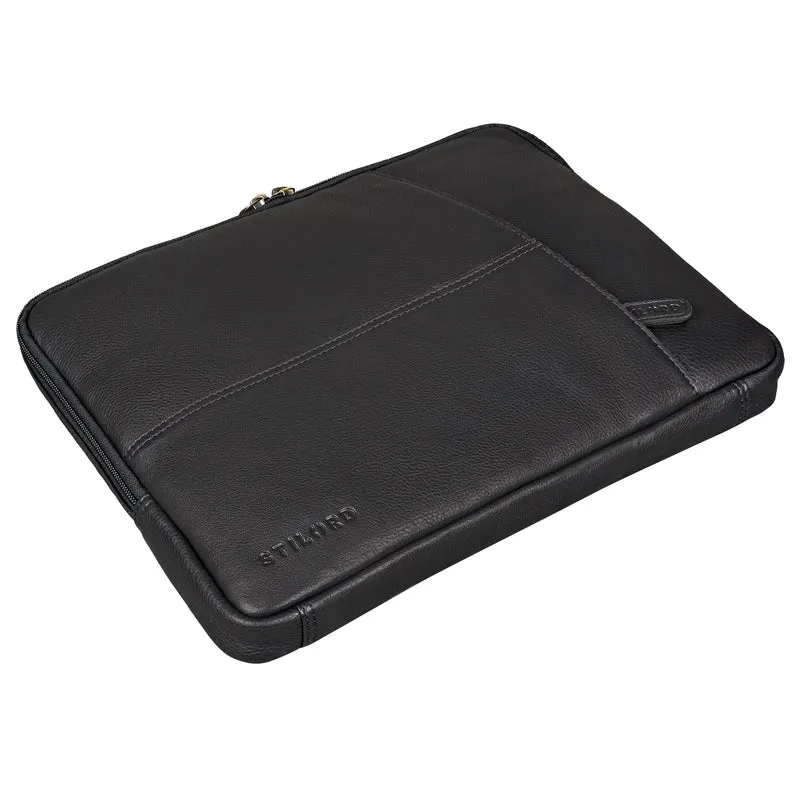 "Chuck" Stilvolle Laptoptasche Sleeve 15.6 Zoll Leder