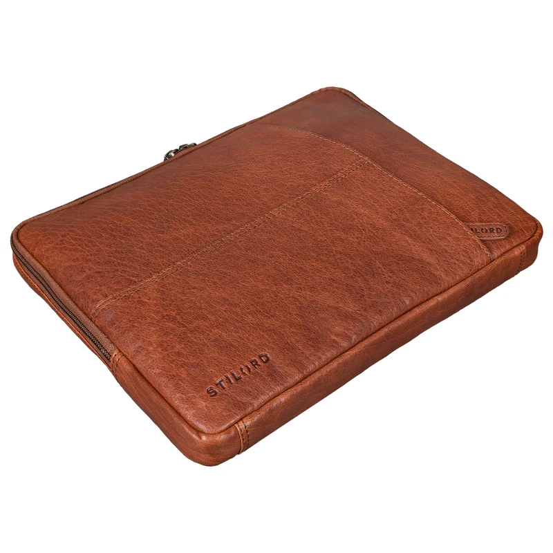"Chuck" Stilvolle Laptoptasche Sleeve 15.6 Zoll Leder