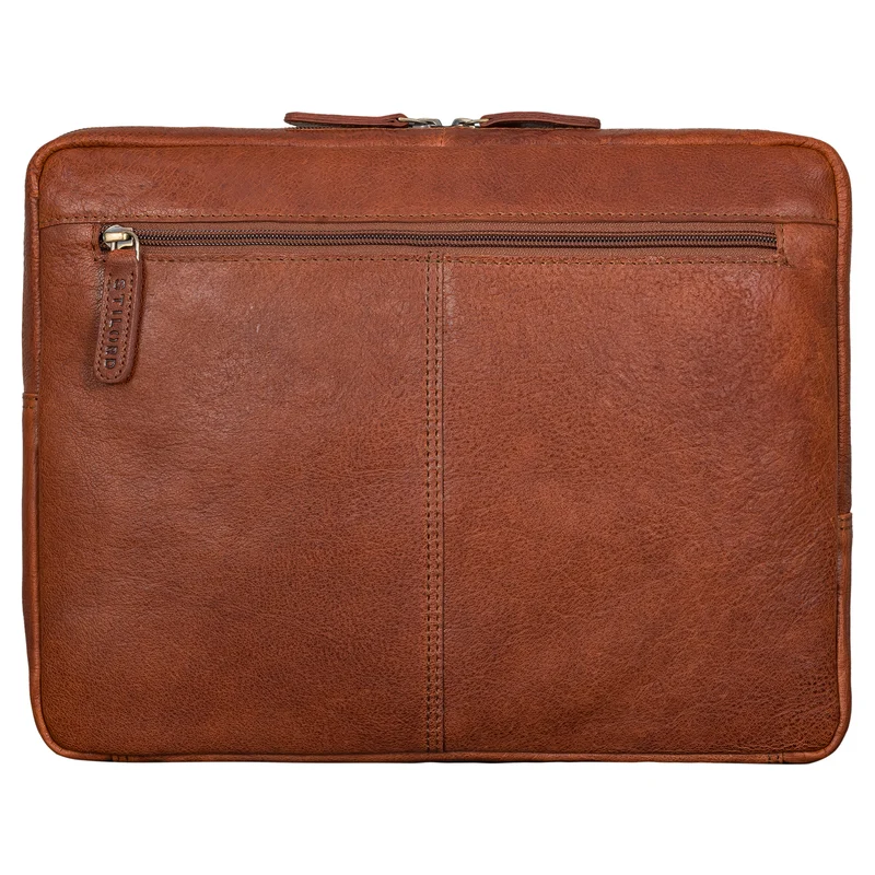 "Chuck" Stilvolle Laptoptasche Sleeve 15.6 Zoll Leder