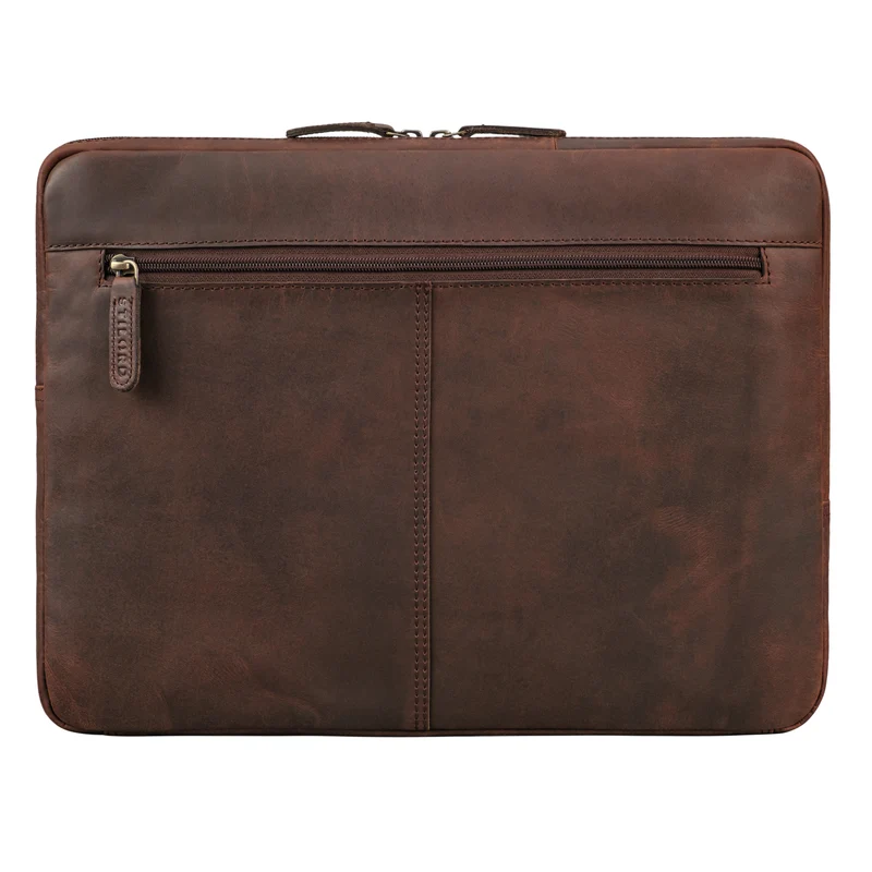 "Chuck" Stilvolle Laptoptasche Sleeve 15.6 Zoll Leder