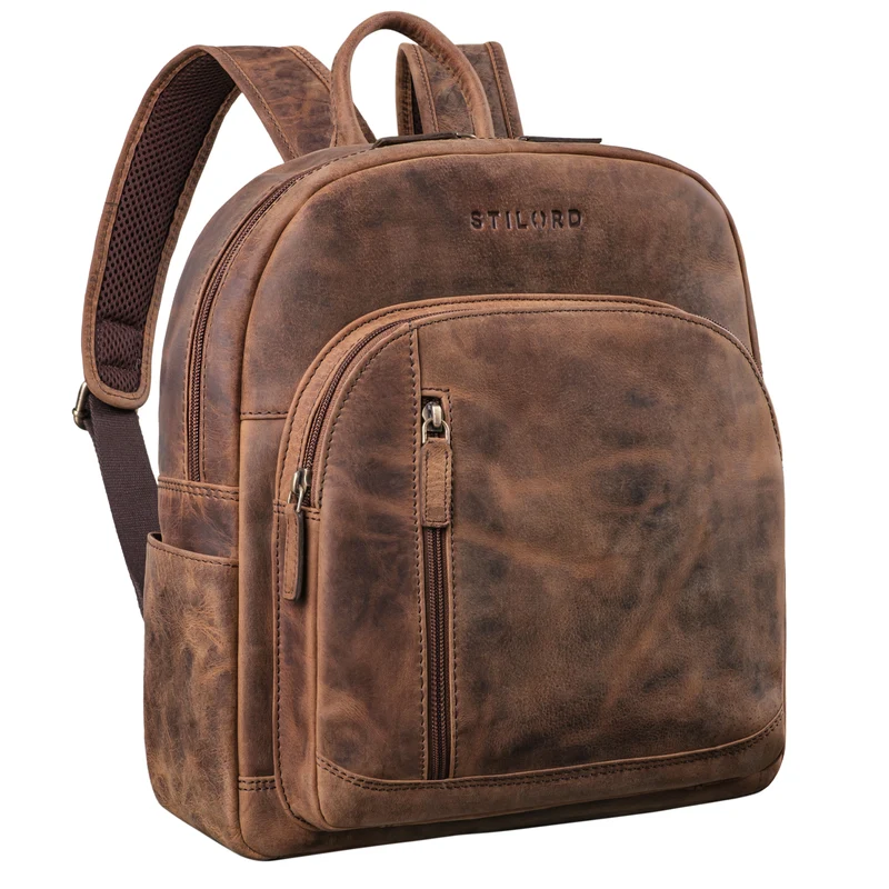 "Bente" Handlicher Rucksack Damen Leder