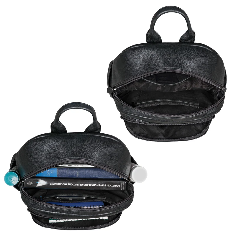 "Bente" Handlicher Rucksack Damen Leder