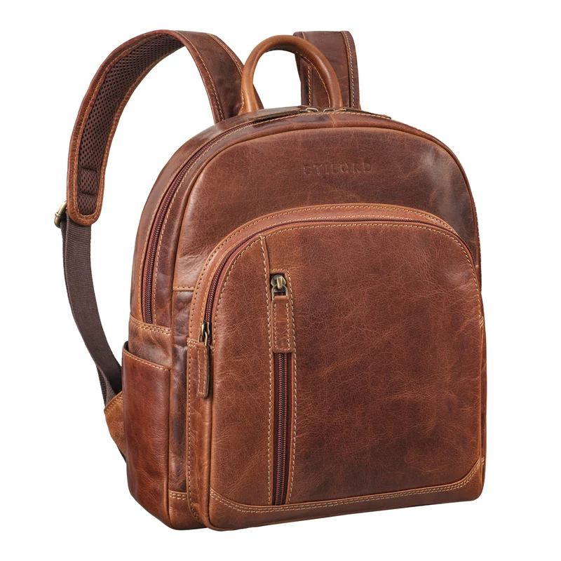"Bente" Handlicher Rucksack Damen Leder