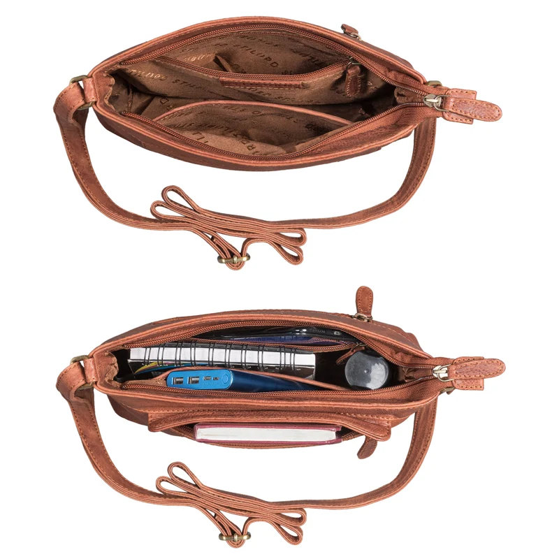 "Blair" Elegante Umhängetasche Klein Leder