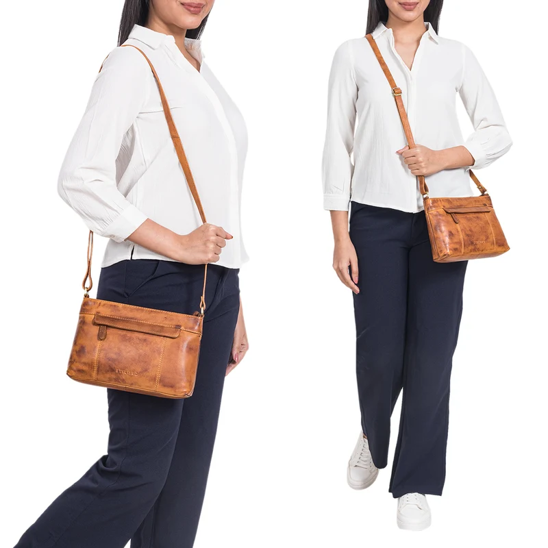"Blair" Elegante Umhängetasche Klein Leder