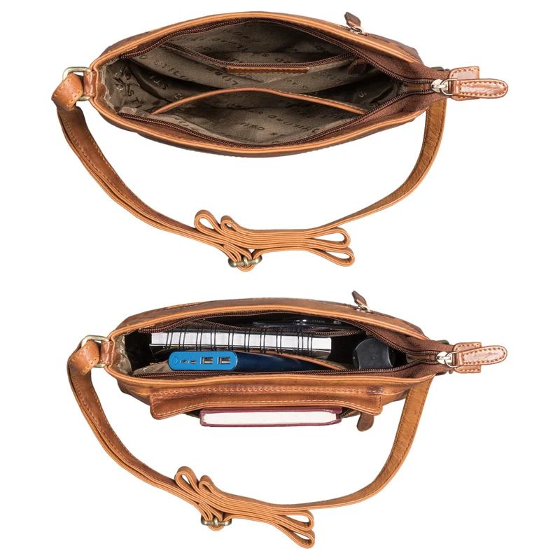 "Blair" Elegante Umhängetasche Klein Leder