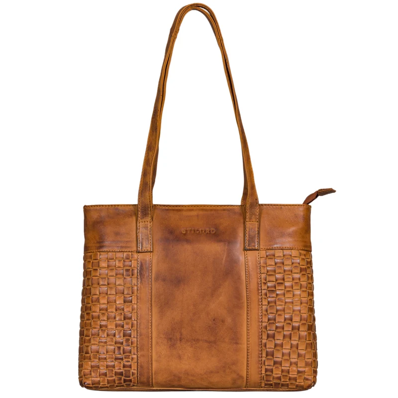 "Verena" Einzigartiger Leder Shopper Damen