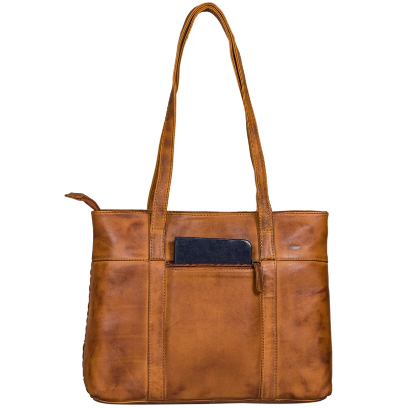"Verena" Einzigartiger Leder Shopper Damen