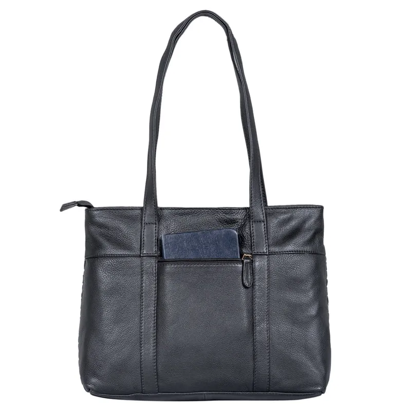 "Verena" Einzigartiger Leder Shopper Damen
