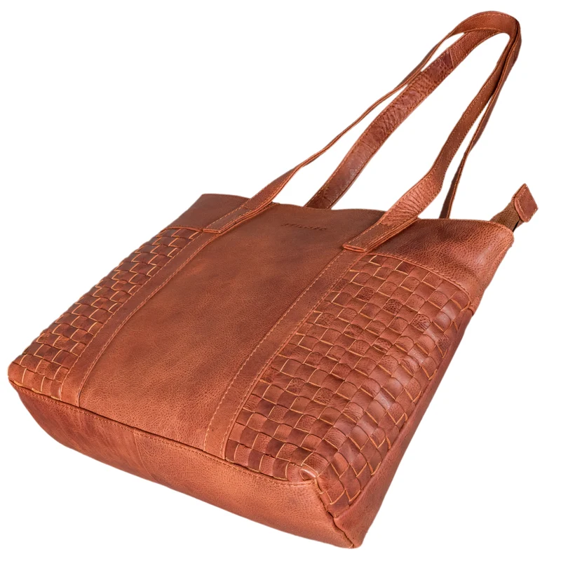 "Verena" Einzigartiger Leder Shopper Damen
