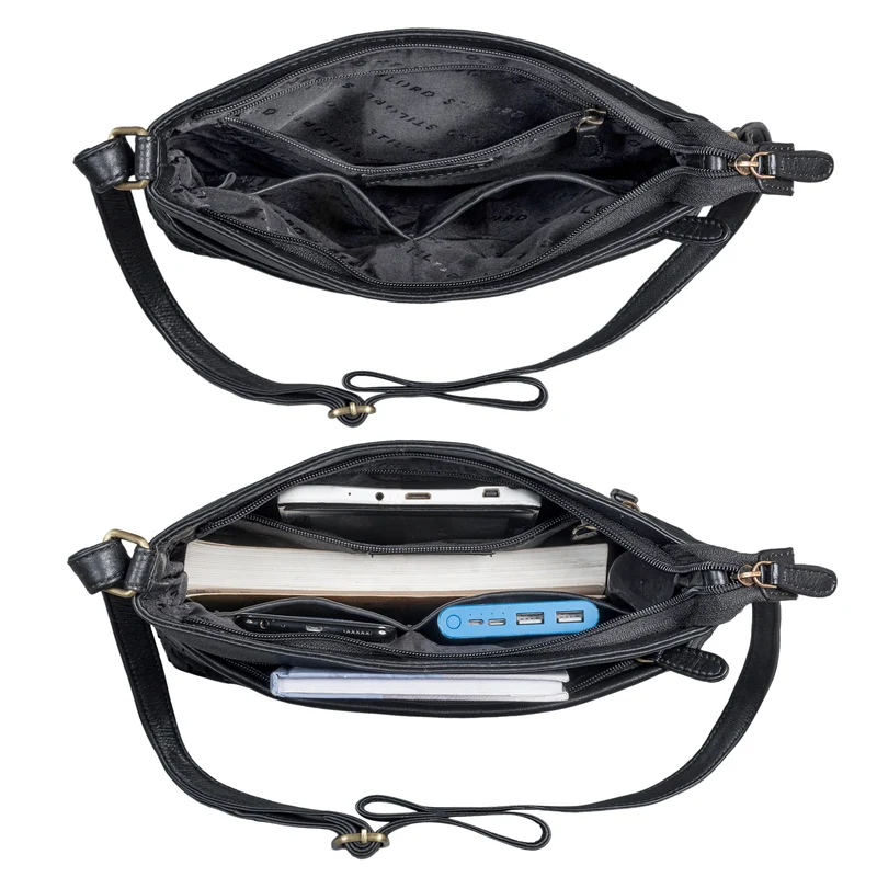 "Ida" Geflochtene Damen Handtasche Leder