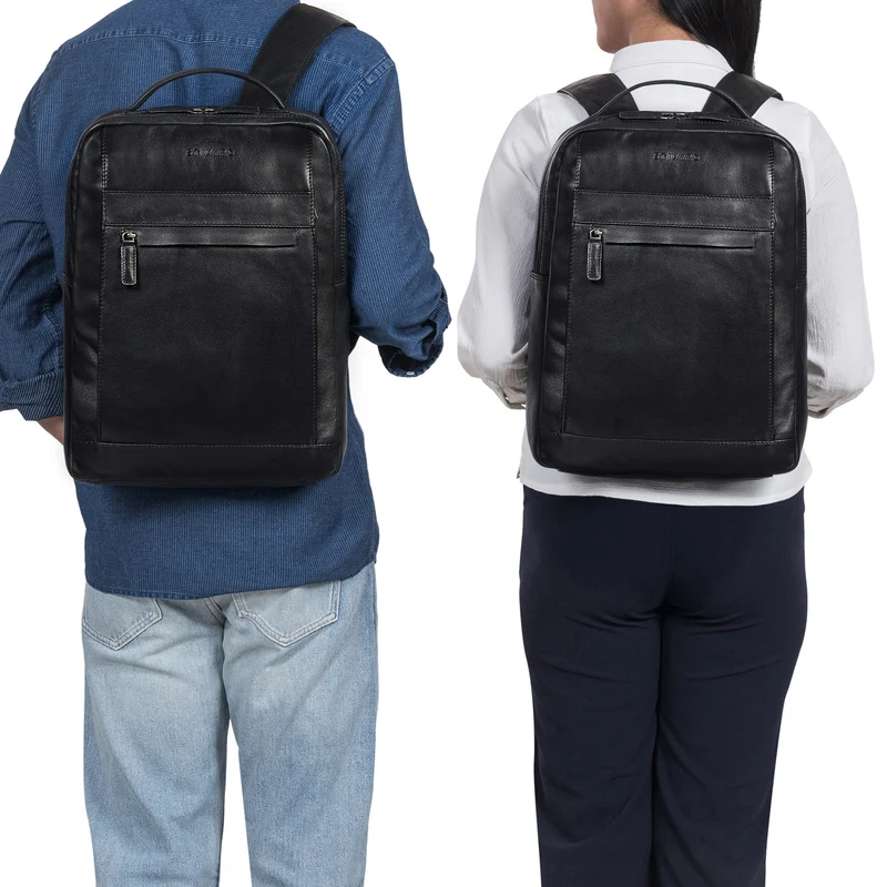 "Heiko" Leder Laptop Rucksack 15.6 Zoll Vintage