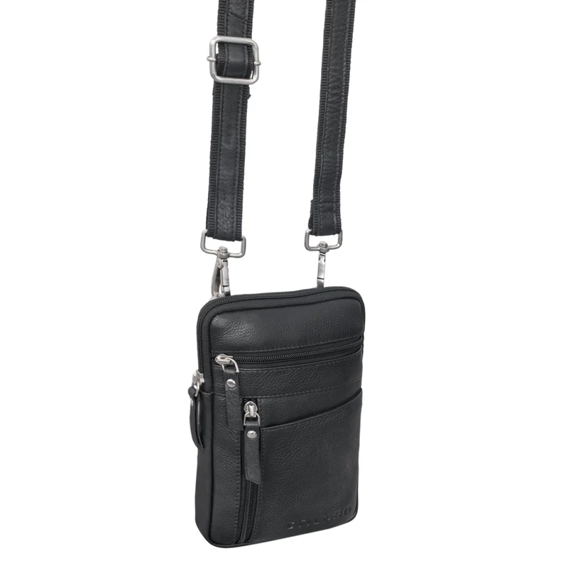 B-WARE "Brooks" Leder Brustbeutel Gürteltasche
