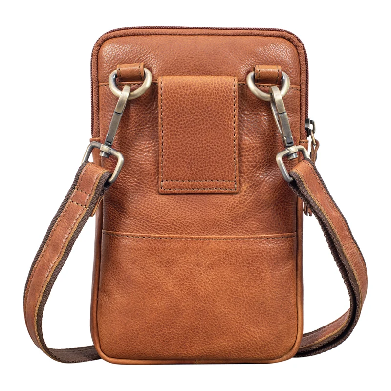 B-WARE "Brooks" Leder Brustbeutel Gürteltasche