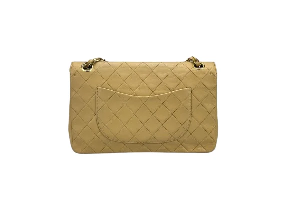 Chanel Beige Vintage Zeitlose Flap Bag Medium