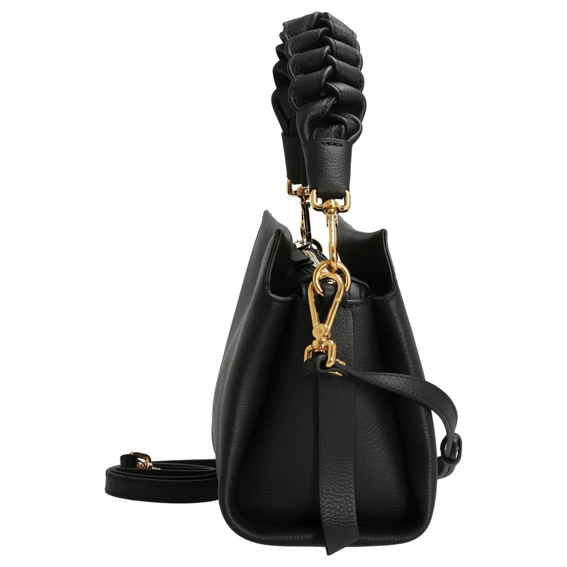 Coccinelle Boheme Grana Double - Henkeltasche S 23 cm (noir/cognac)