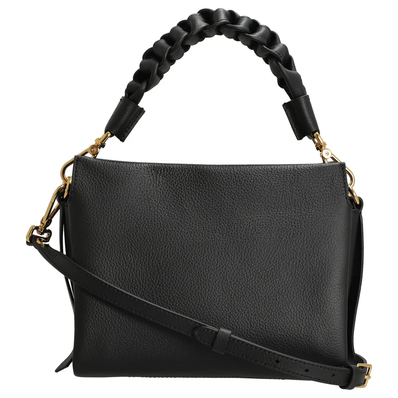 Coccinelle Boheme Grana Double - Henkeltasche S 23 cm (noir/cognac)