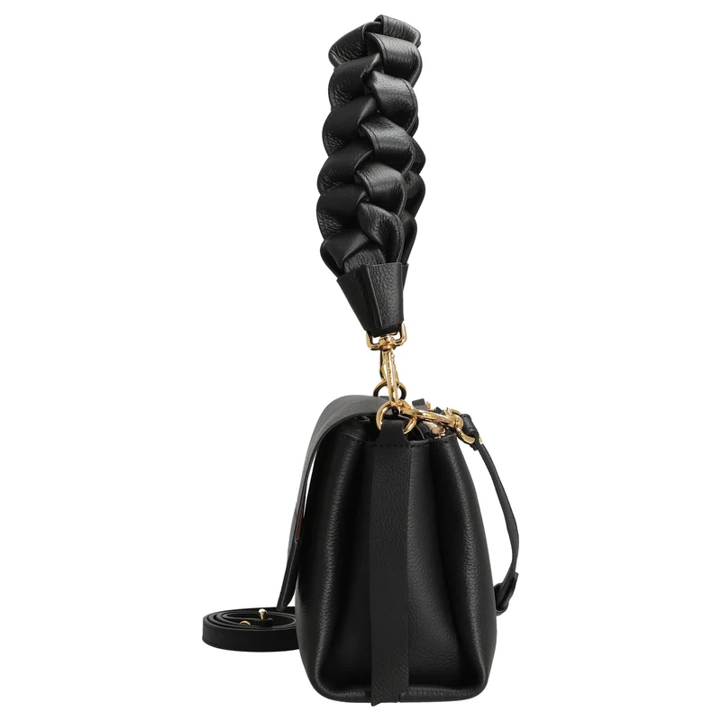 Coccinelle Boheme Grana Double - Umhängetasche 26 cm (noir, cognac)