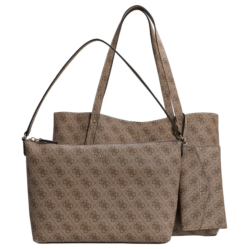 Guess Brenton - Shopper 45 cm (latte logo)