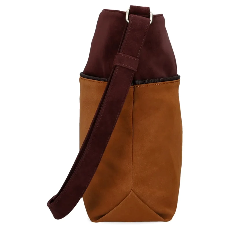 zwei Jana J10 - Schultertasche 29 cm (nubuk-cognac)