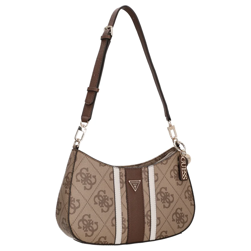 Guess Noelle ll Top Zip - Schultertasche 29 cm (latte logo/brown)