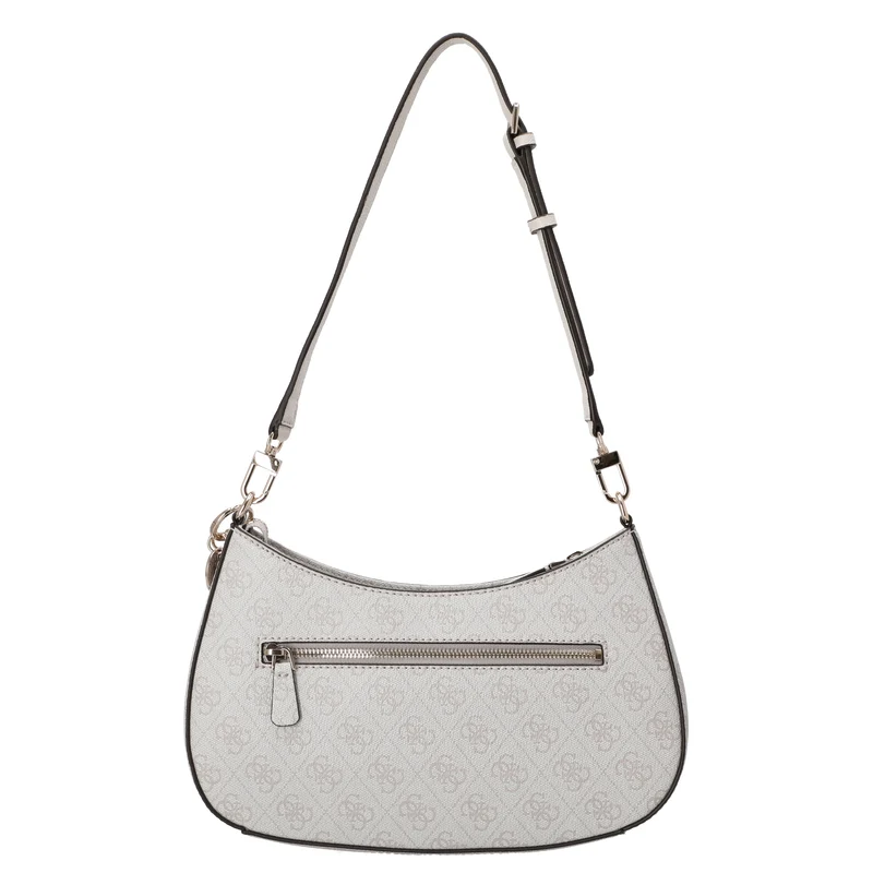 Guess Noelle II Top Zip - Schultertasche 28 cm (bone logo)