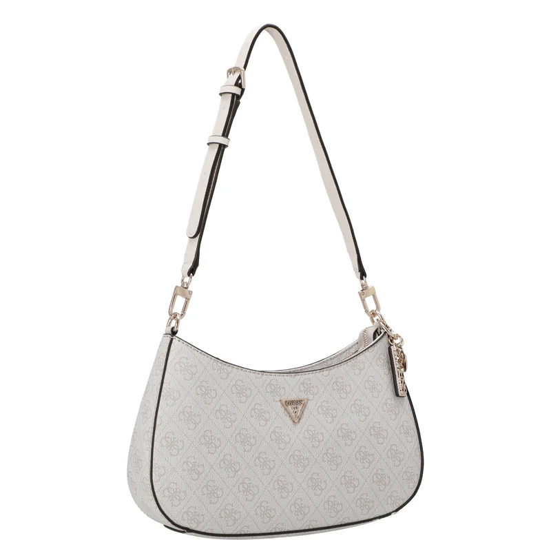 Guess Noelle II Top Zip - Schultertasche 28 cm (bone logo)