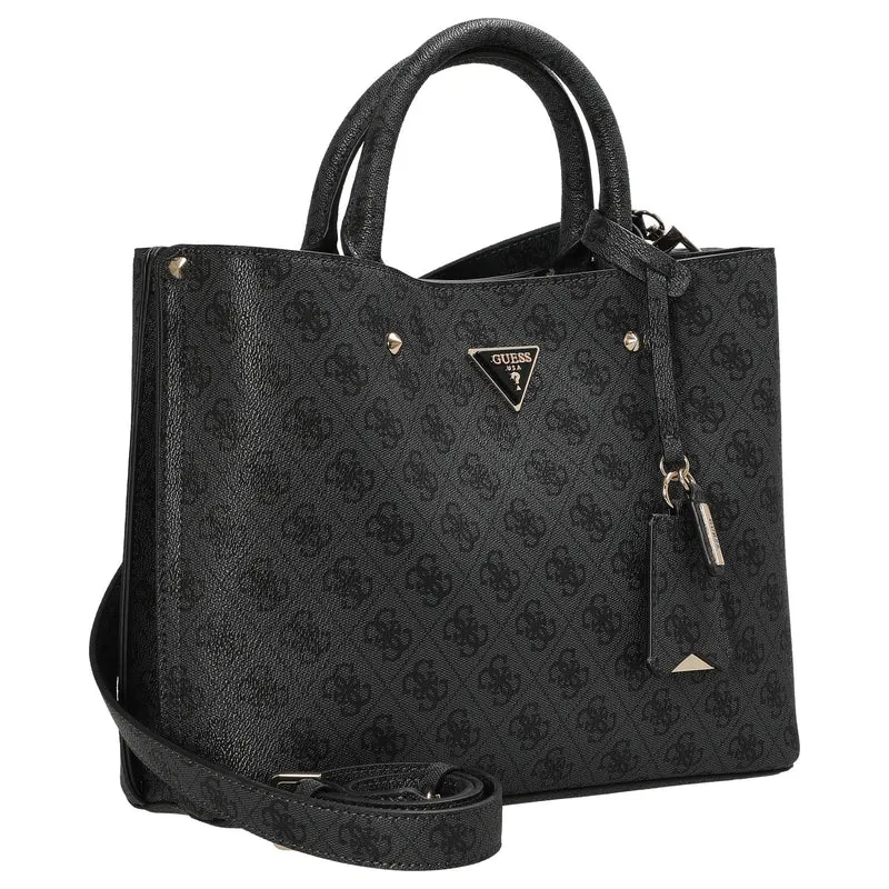 Guess Meridian II Girlfriend - Henkeltasche 30 cm (coal logo)