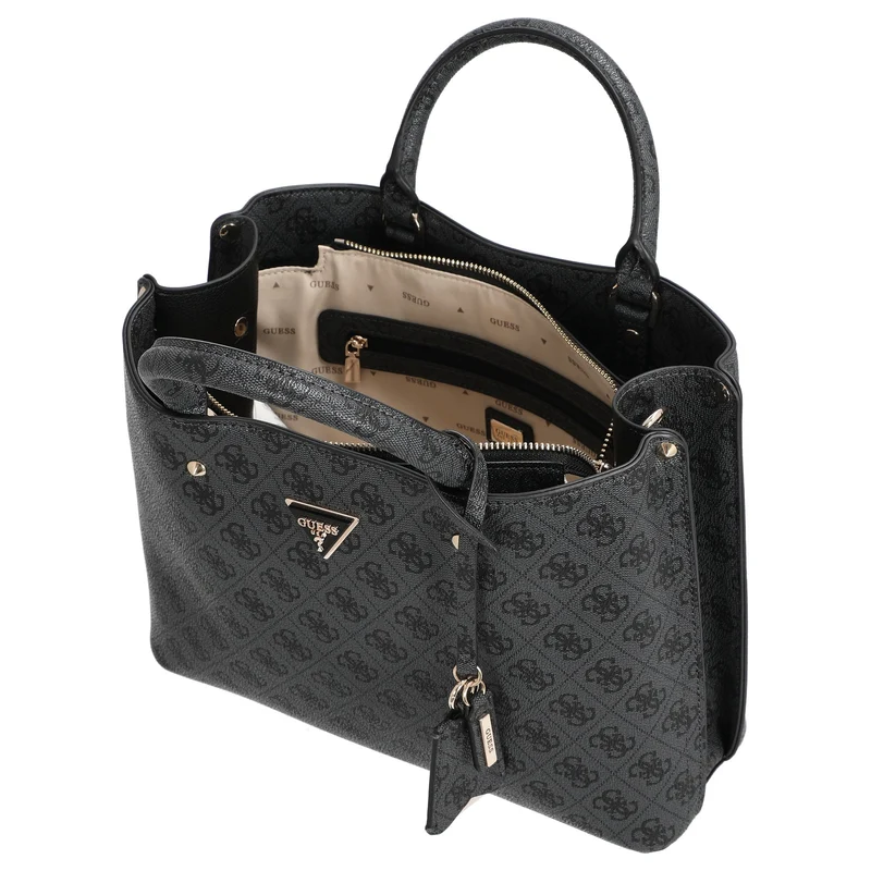 Guess Meridian II Girlfriend - Henkeltasche 30 cm (coal logo)