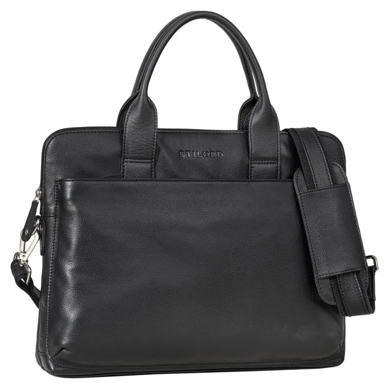 "Lancelot" Laptoptasche 14 Zoll Echtleder Herren und Damen