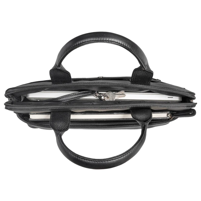"Lancelot" Laptoptasche 14 Zoll Echtleder Herren und Damen