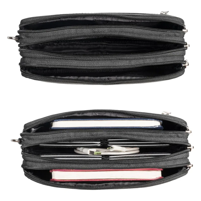 "Kenneth" Handgelenktasche Herren Echtleder mit Handgelenk-Schlaufe