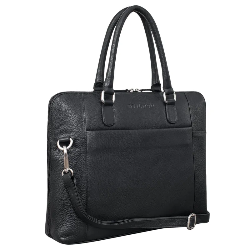B-WARE "Latoya" Arbeitstasche elegant Leder