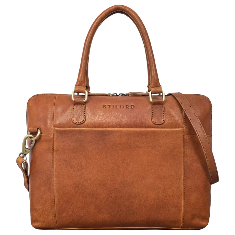 B-WARE "Latoya" Arbeitstasche elegant Leder