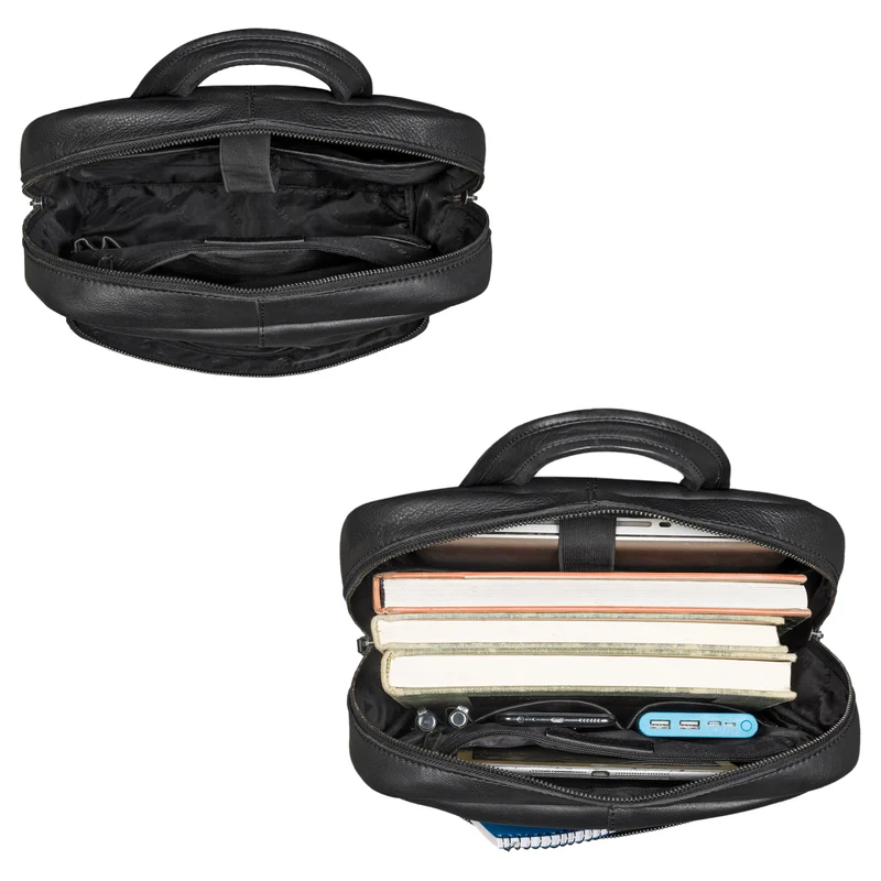 "Friedrich" Stilvoller Leder Business Rucksack