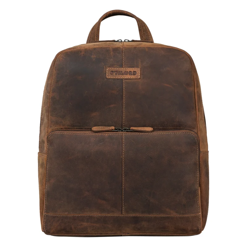 "Friedrich" Stilvoller Leder Business Rucksack