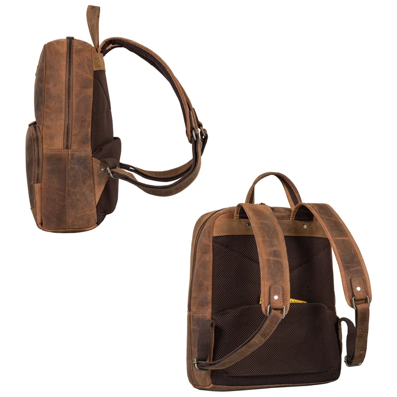 "Friedrich" Stilvoller Leder Business Rucksack