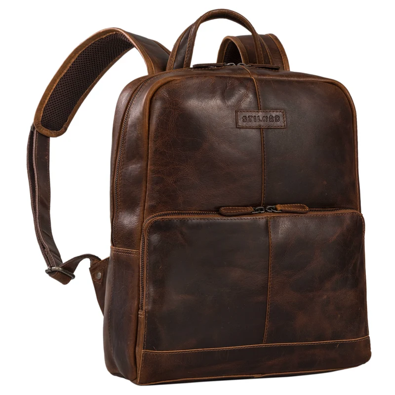 "Friedrich" Stilvoller Leder Business Rucksack