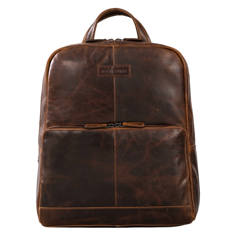 "Friedrich" Stilvoller Leder Business Rucksack
