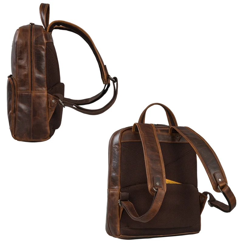 "Friedrich" Stilvoller Leder Business Rucksack