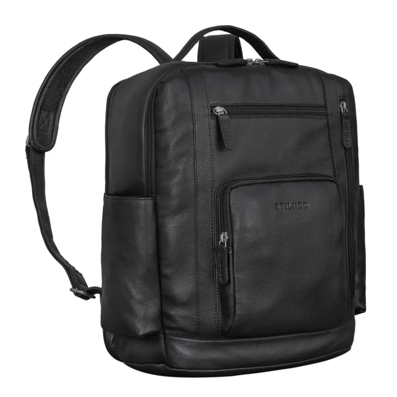 "Archibald" Lederrucksack mit Laptop-Fach 15,6 Zoll Damen und Herren