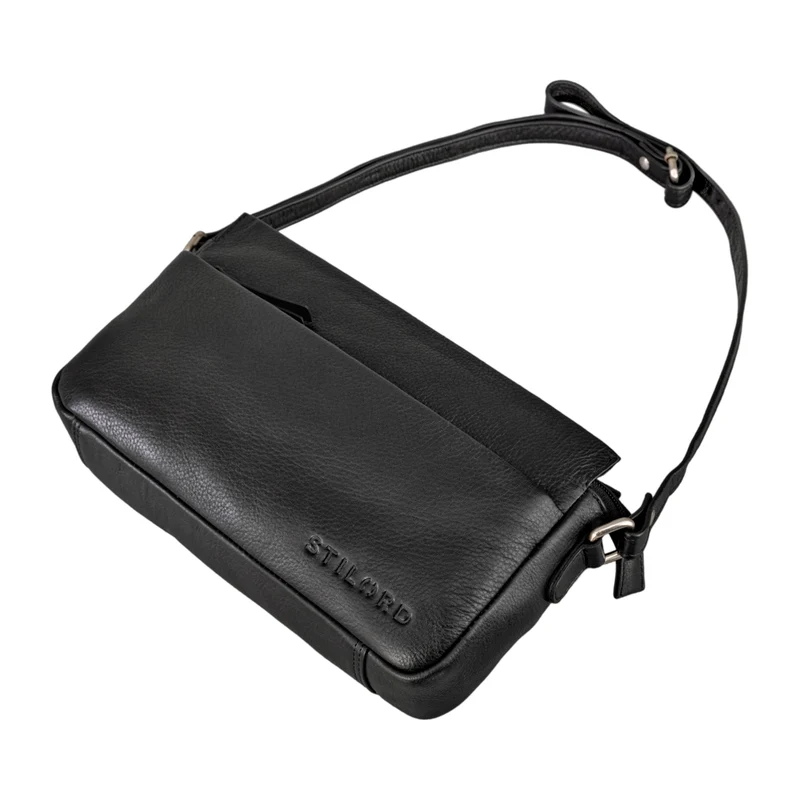 "Fenja" Elegante Vintage Ledertasche Damen klein