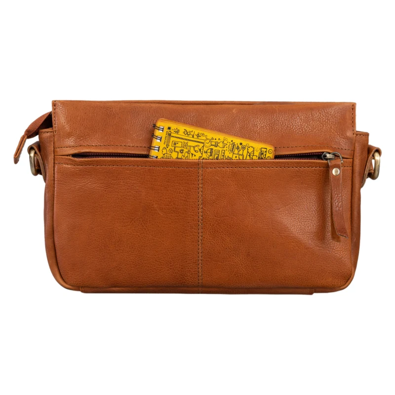 "Fenja" Elegante Vintage Ledertasche Damen klein