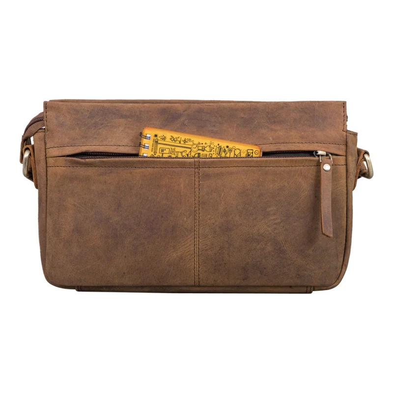 "Fenja" Elegante Vintage Ledertasche Damen klein