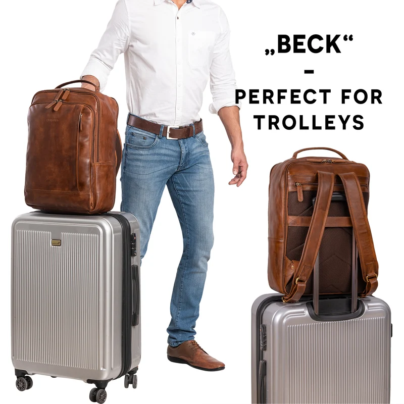 "Beck" Business Rucksack Herren Leder