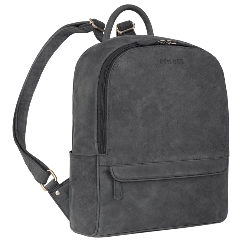 "Erika" Kleiner Lederrucksack Damen Vintage