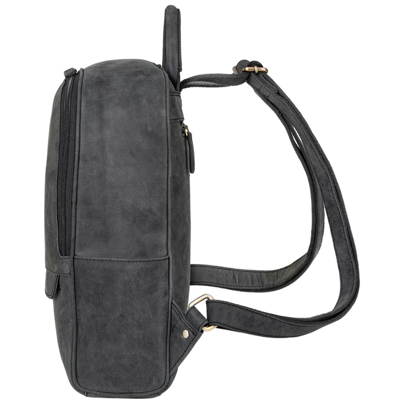 "Erika" Kleiner Lederrucksack Damen Vintage