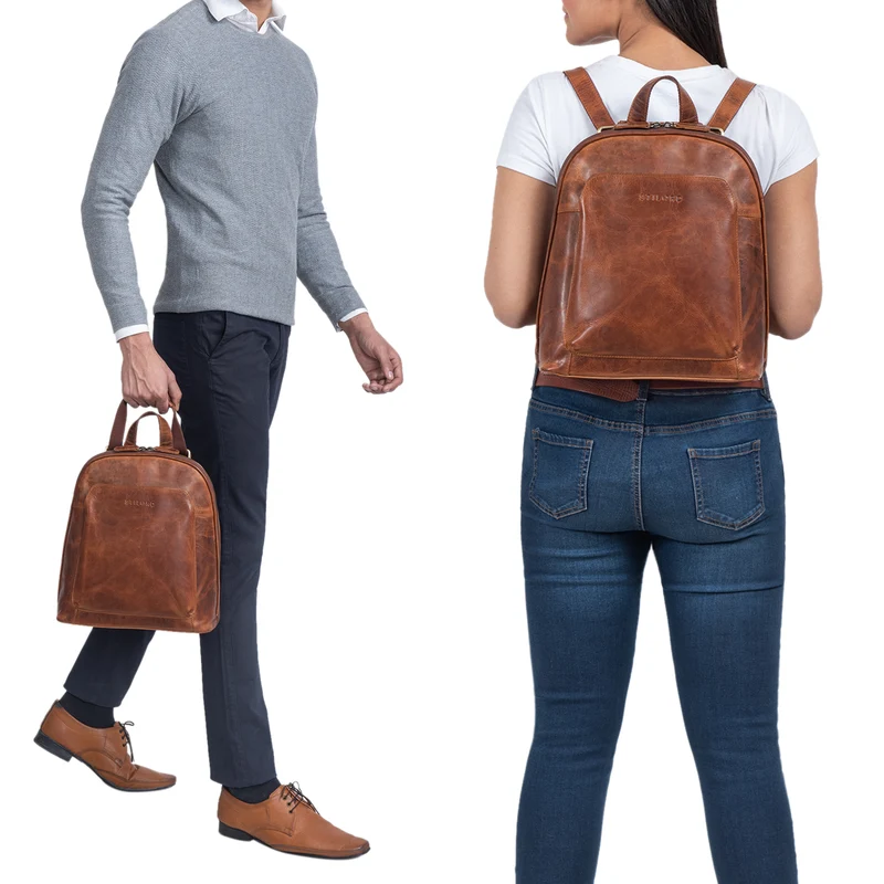 B-WARE "Skyler" Tasche Rucksack Leder